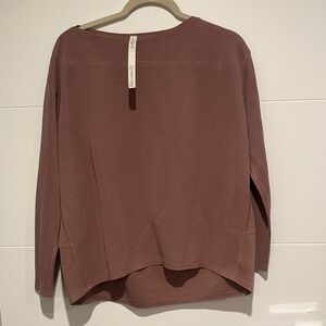 Lululemon Athletica Dusty Rose Long Sleeve Blouse